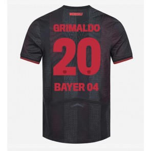 Billiga Bayer Leverkusen Alejandro Grimaldo #20 Hemmatröja 2025-26 Kortärmad